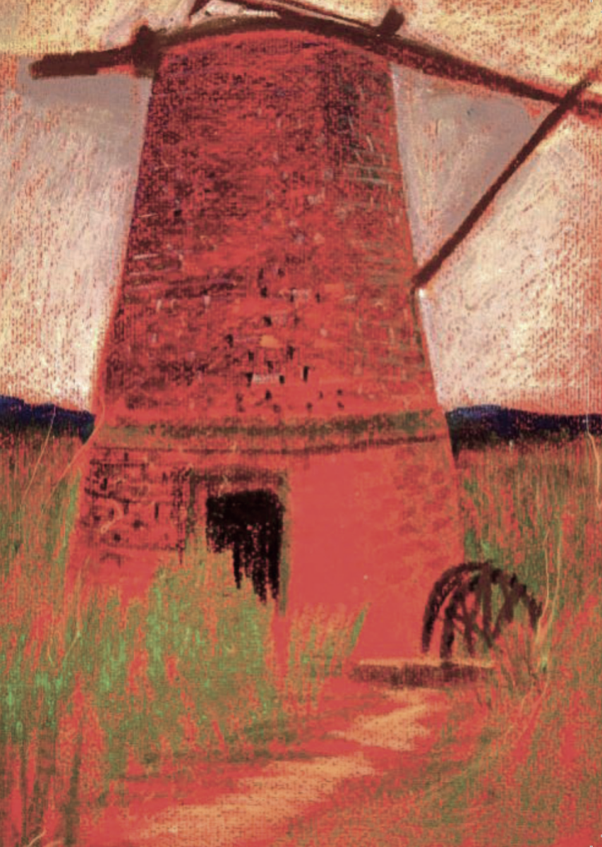 Artists on Cards Ltd SA098-for-web Old Windmill, Walberswick Marshes  