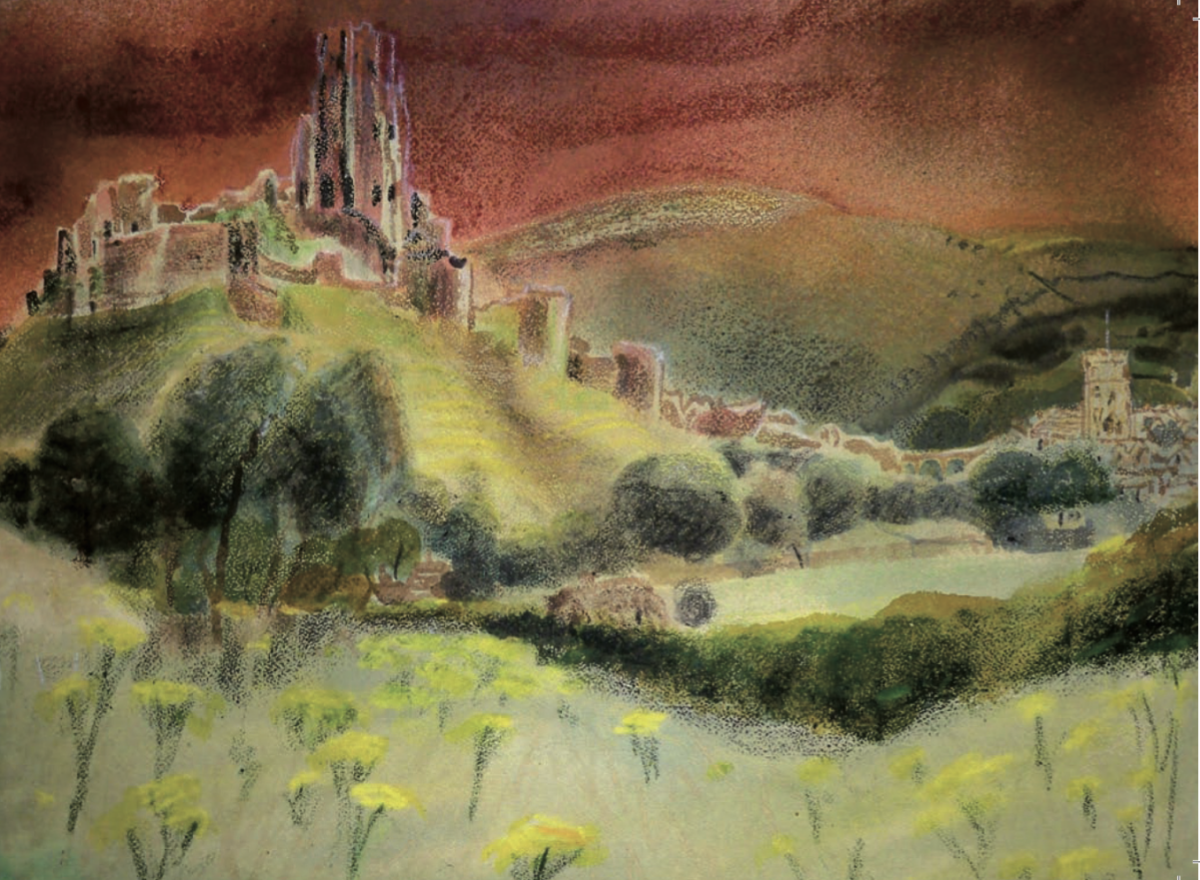 Artists on Cards Ltd SA065-for-web Corfe Castle  