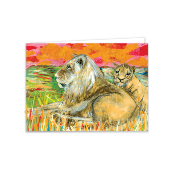 African Lion Collage - Image 2