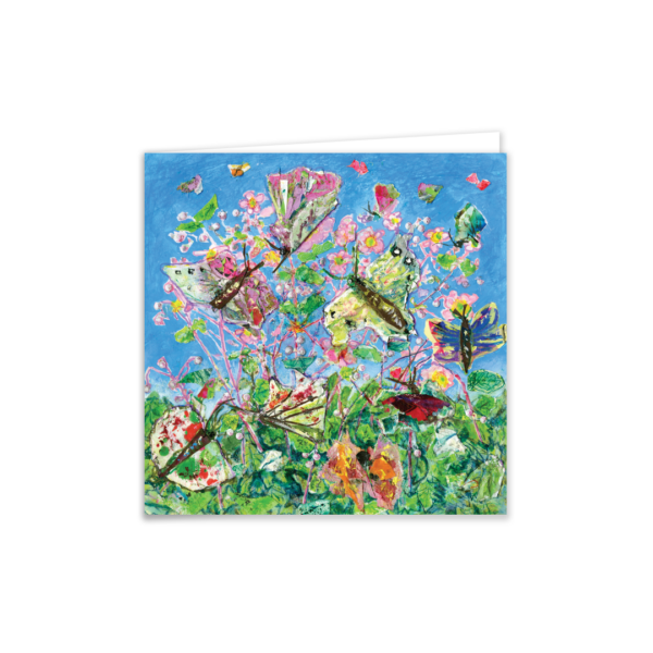 Wild Geranium and Butterflies Collage - Image 3