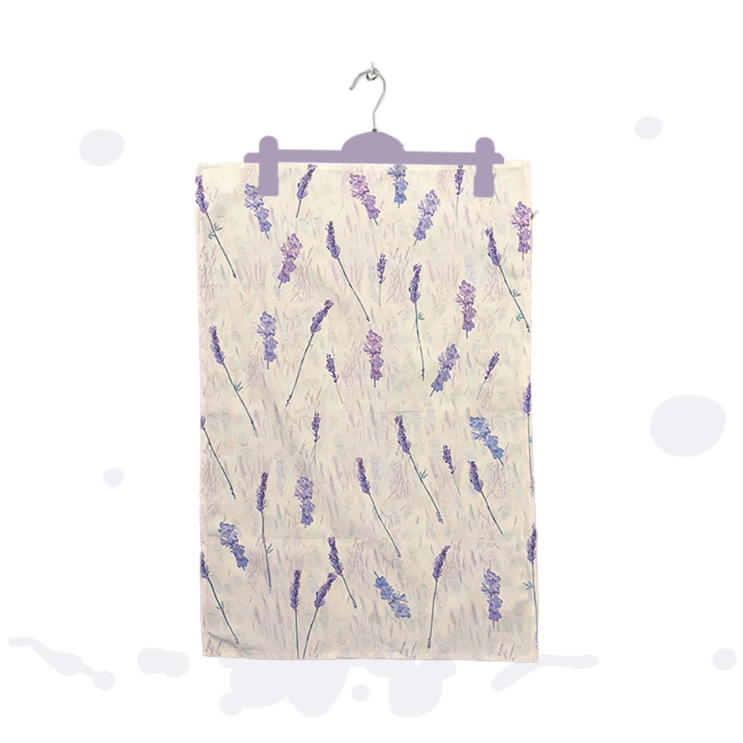 Artists on Cards Ltd Lavender-Tea-Towel-for-website Dilly T Towel  